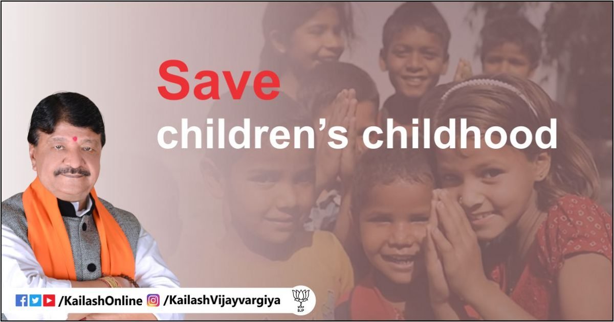 Save children’s childhood!